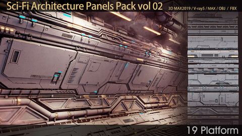 Sci-Fi Architecture Panels Kit Vol 2