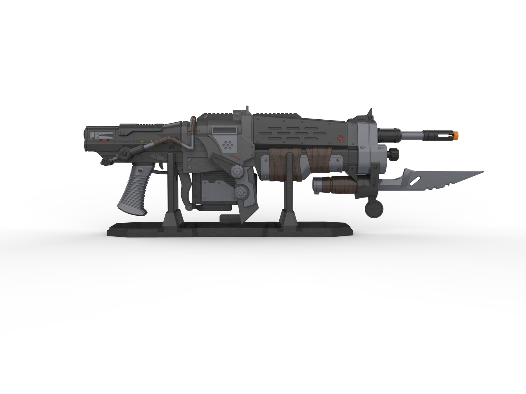 ArtStation RETRO LANCER GEARS OF WAR PRINTABLE 3D MODEL STL