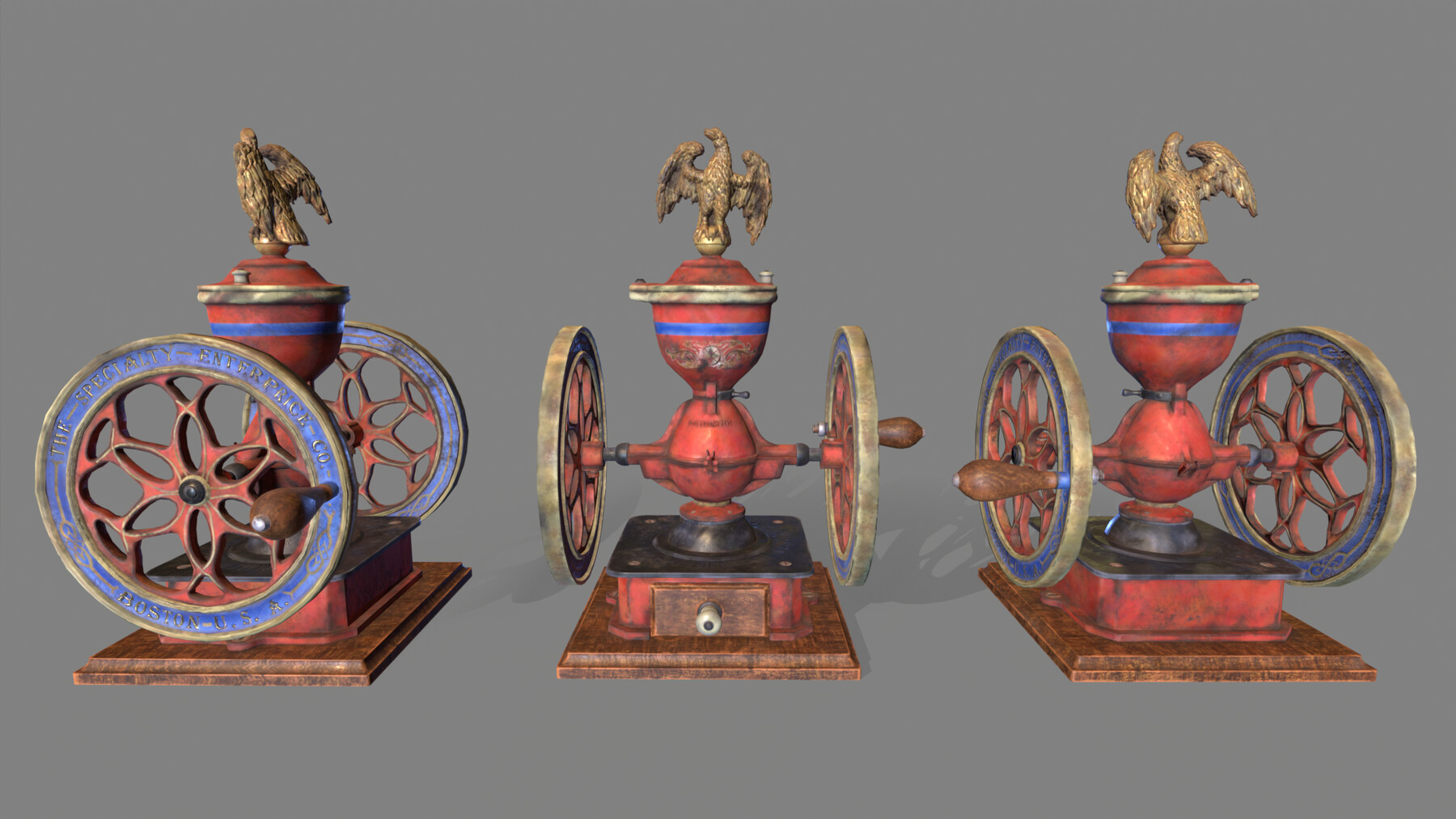 ArtStation - Antique Belgian Coffee Maker Asset