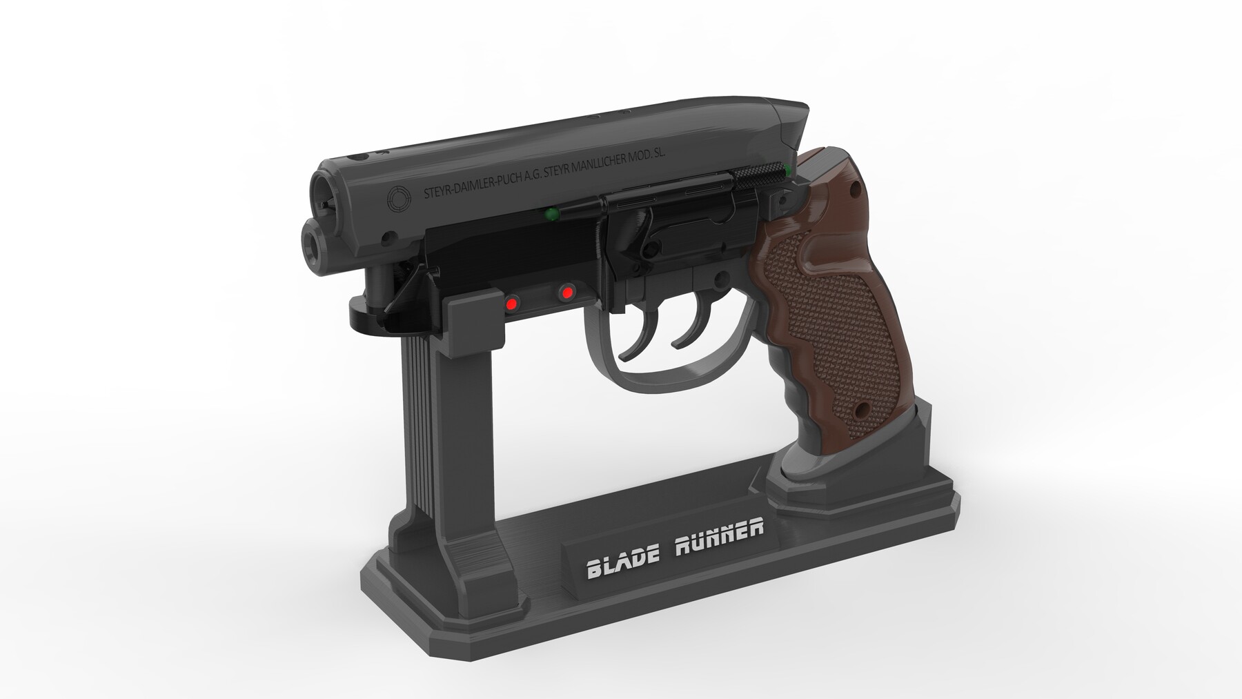 ArtStation DECKARD'S PISTOL BLADE RUNNER PRINTABLE 3D MODEL STL