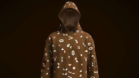 Men's Hoodie with Print
