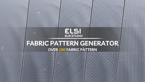 Fabric Generator For Substance Painter | 100 Details |