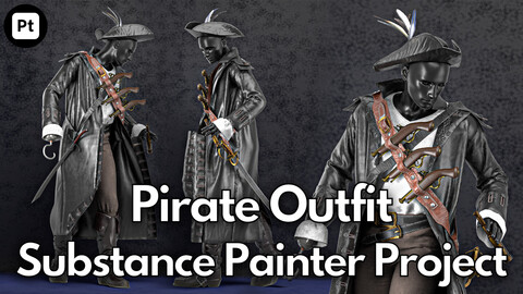 Pirate No.1 : Substance Painter Project