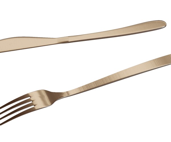 ArtStation Knife And Fork 3D Model Game Assets