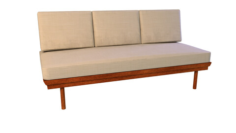 Sofa or Daybed from Knoll Antimott 1960s