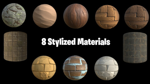 8 Stylized Materials