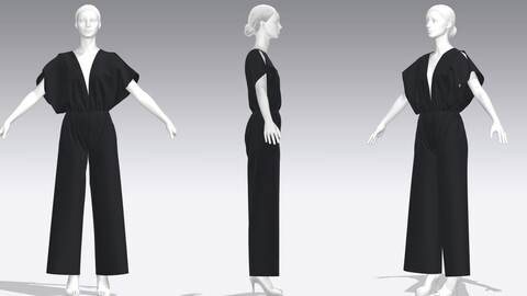 Dress Outfits MD CLO 3D zprj project files