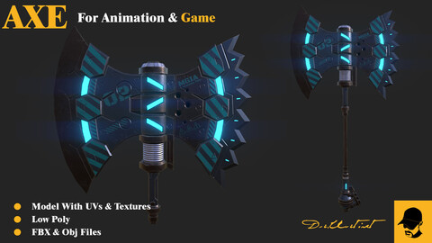 Axe For Animation & Game