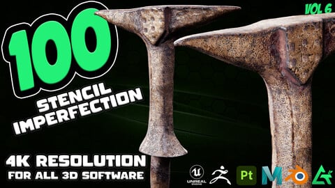 MEGA PACK - 100 Practical and useful Stencil imperfection VOL 6