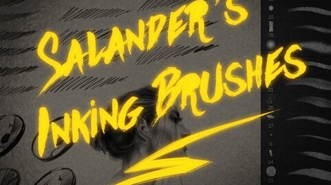 Lineart and Inking Brushset