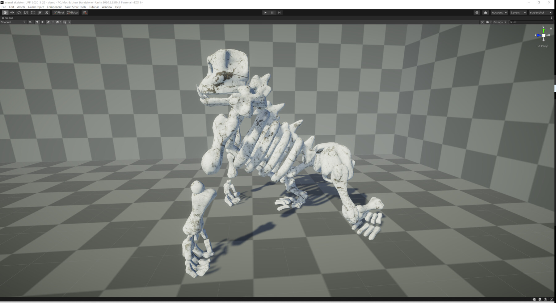 ArtStation - Garilla Skeleton | Game Assets