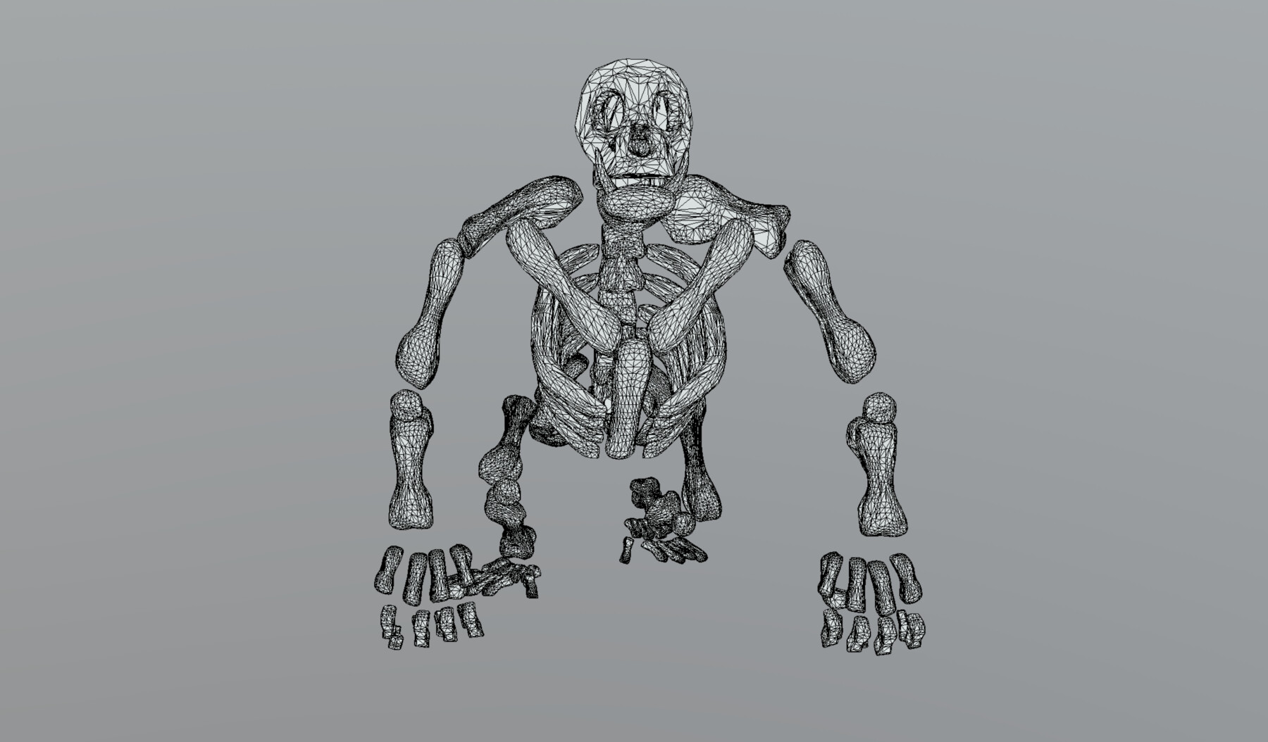 ArtStation - Garilla Skeleton | Game Assets