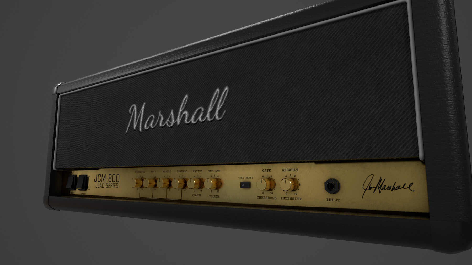 ArtStation Marshall amplifiers pack Game Assets