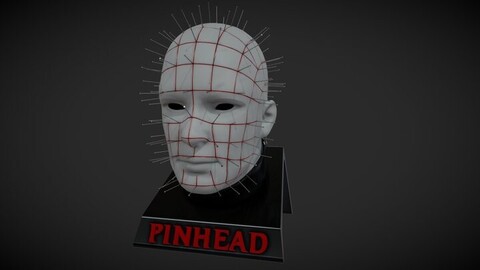 Pinhead 3d printable bust