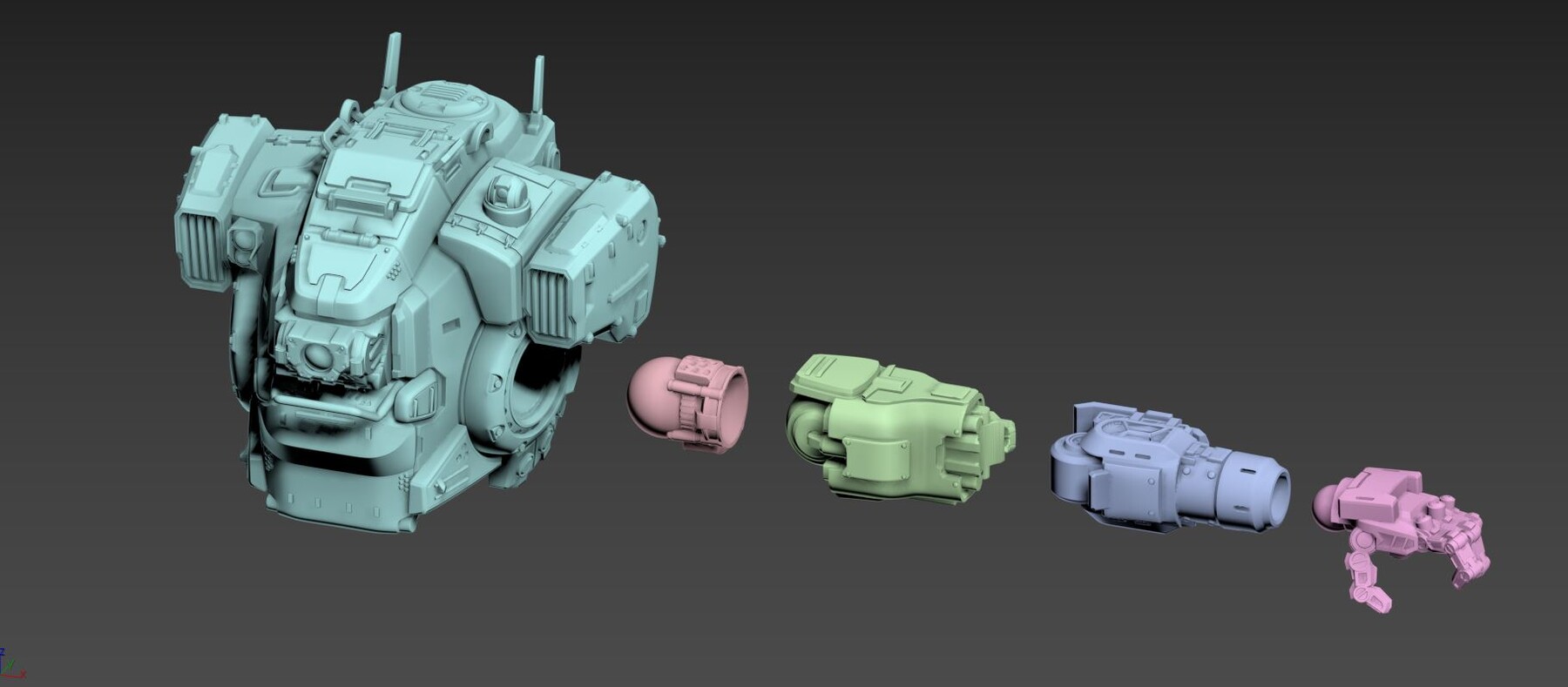 ArtStation - BT-7274 3D Printable 100mm | Resources