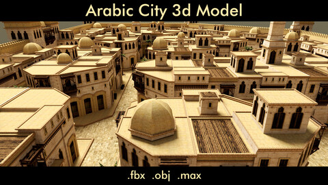 Arabic City- 3d Model