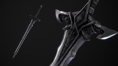 Royal knight sword | Medieval dark fantasy weapon