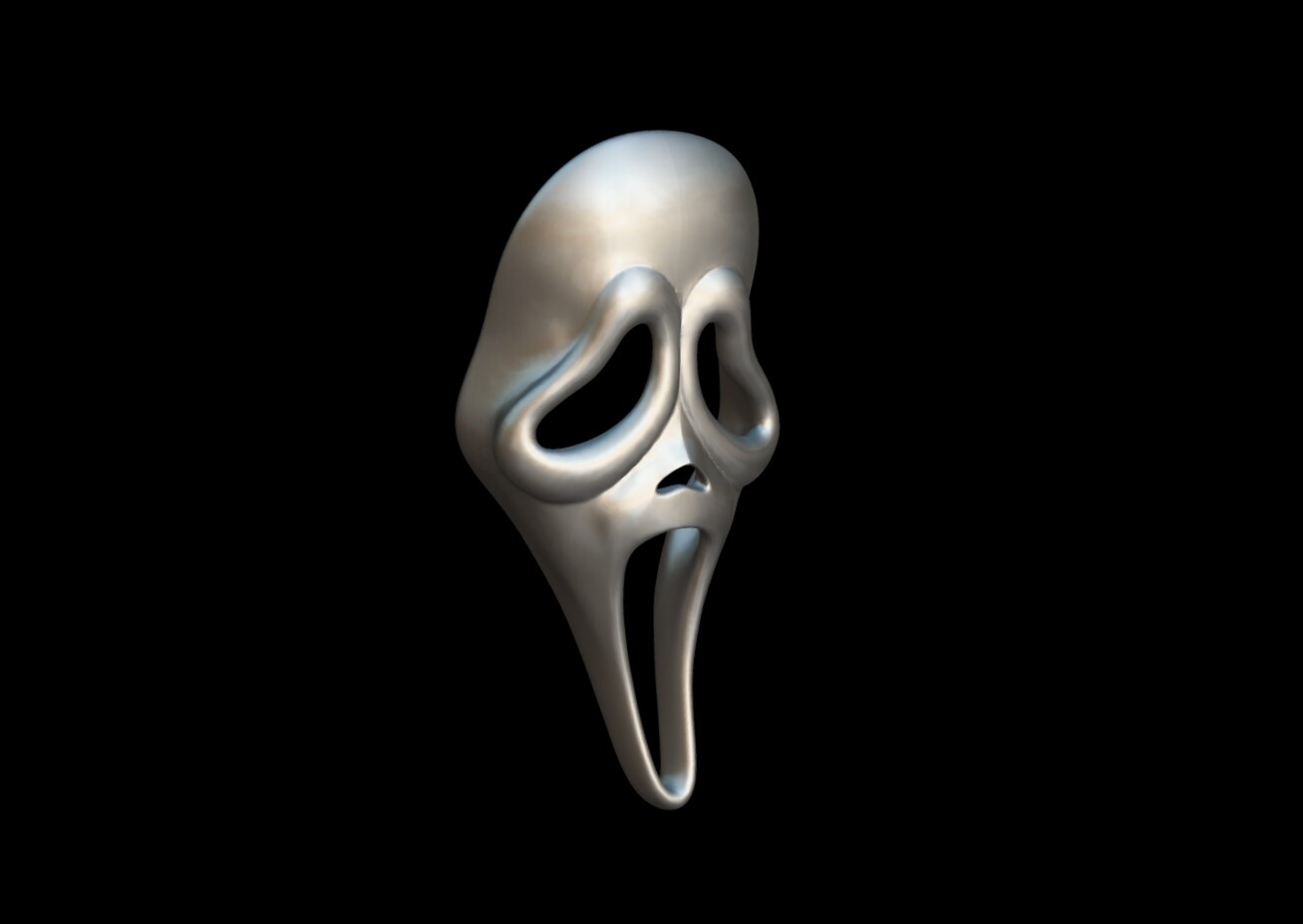 ArtStation - Ghost face Scream Mask | Resources