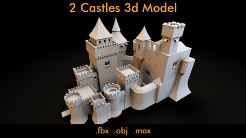2 Castles- 3d Model