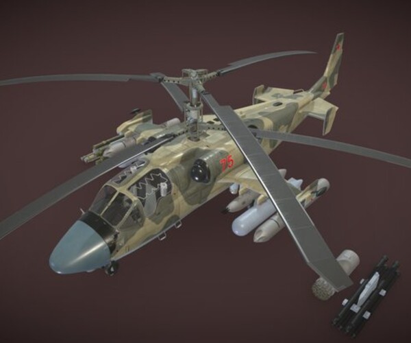 ArtStation - Kamov Ka-52 