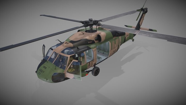 ArtStation - Sikorsky UH-60 