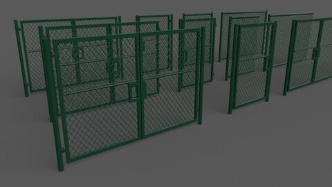 PBR Chain Link Fence For Court E