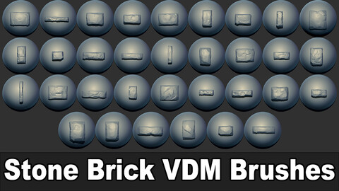 Stone Brick VDM Brushes Vol 2