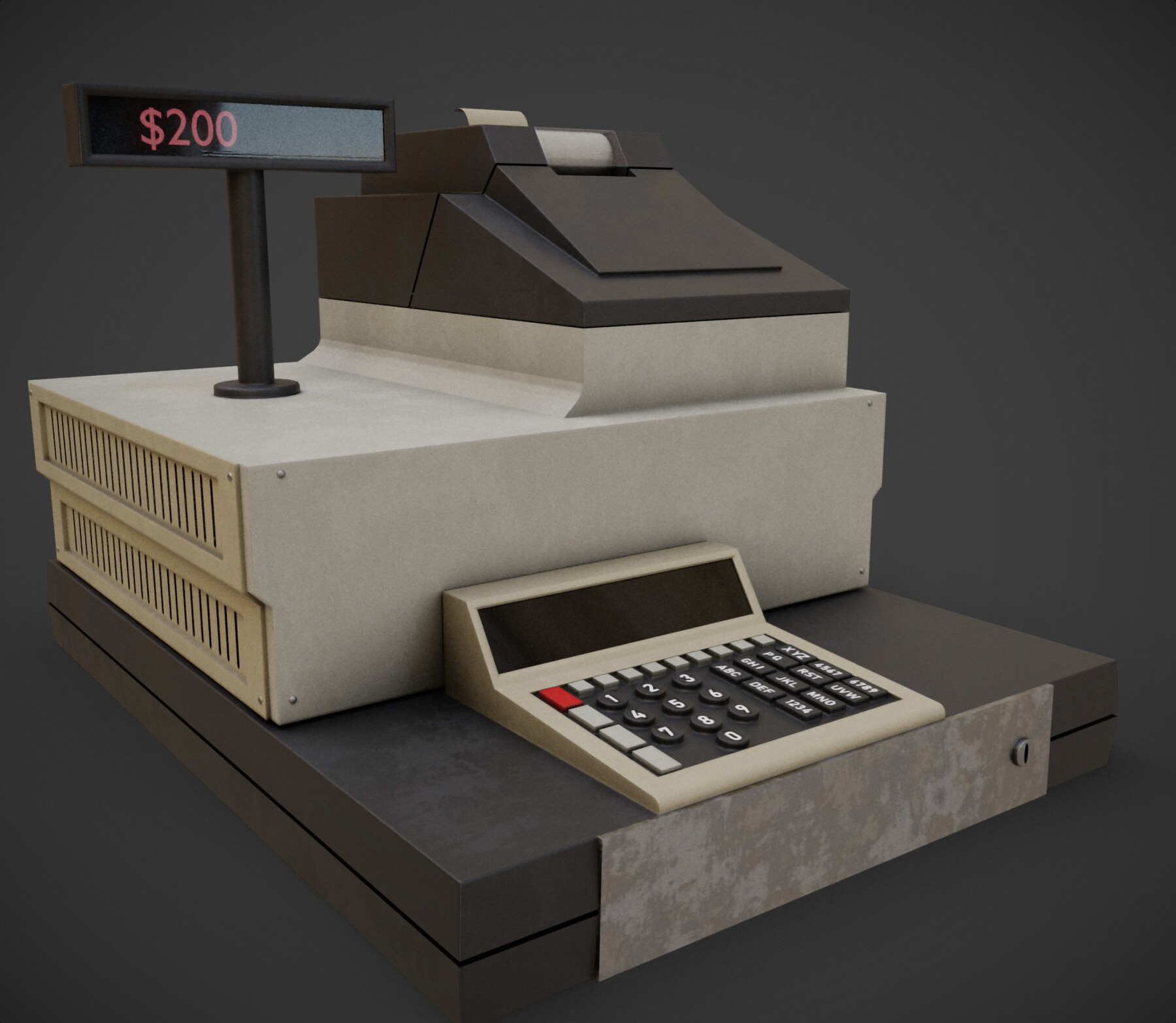 ArtStation cash register Game Assets