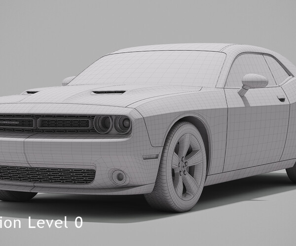 ArtStation - Dodge Challenger SXT 2015 | Resources