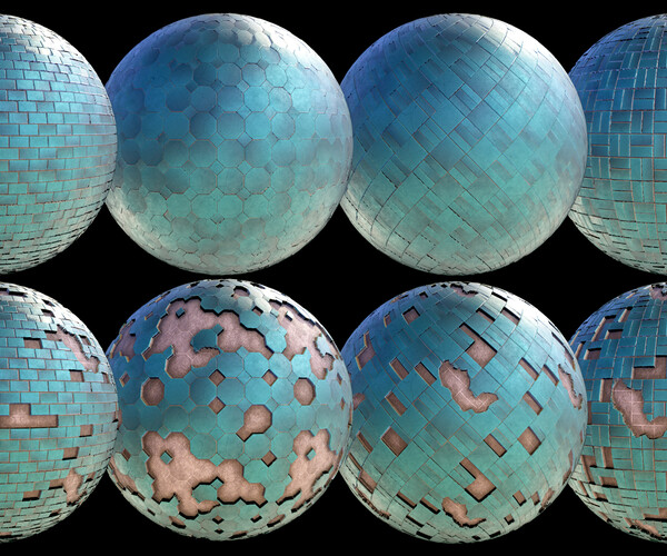 ArtStation 20 Old & Broken Clay Tiles Game Assets