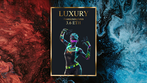 Luxury NFT card template V2