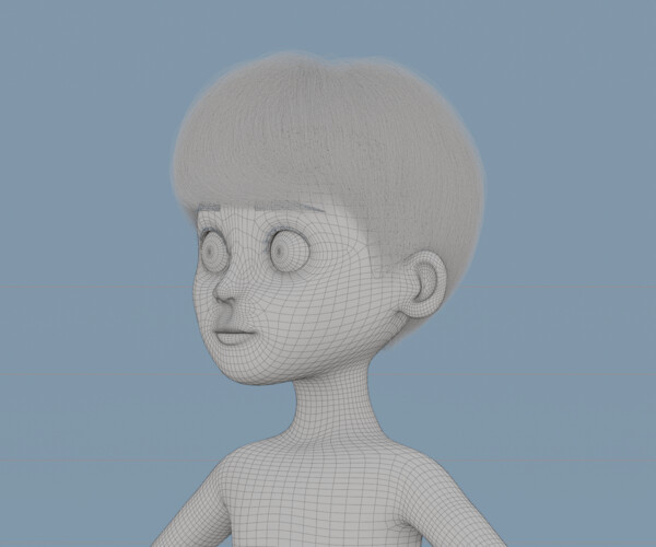 ArtStation - cartoon character boy 3D model | Resources