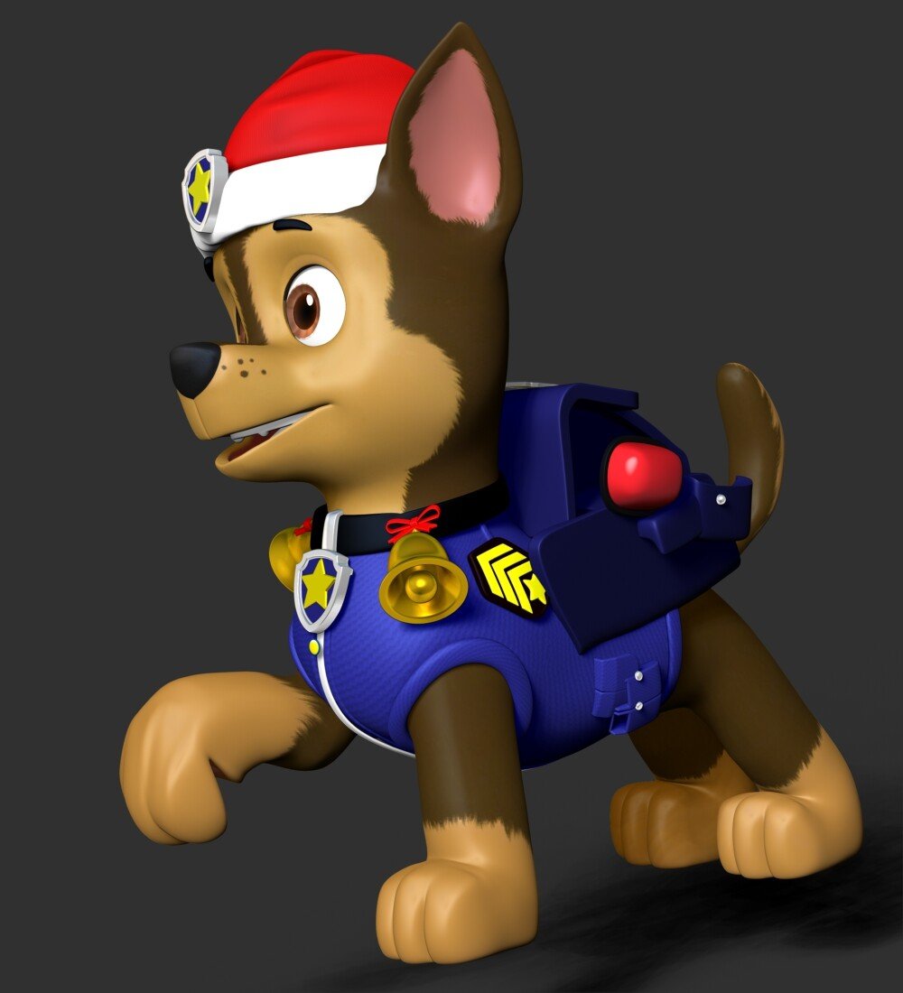 Artstation Chase Paw Patrol Merry Christmas Resources