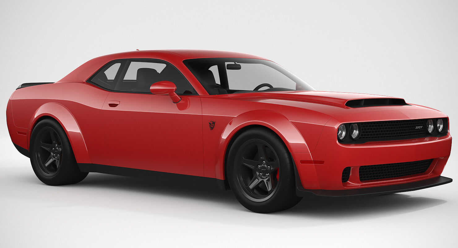 ArtStation - Dodge Challenger SRT Demon 2018 | Resources