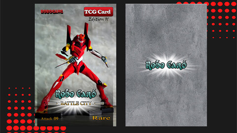 TCG card PSD template V5