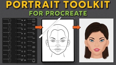 Portrait Toolkit for Procreate