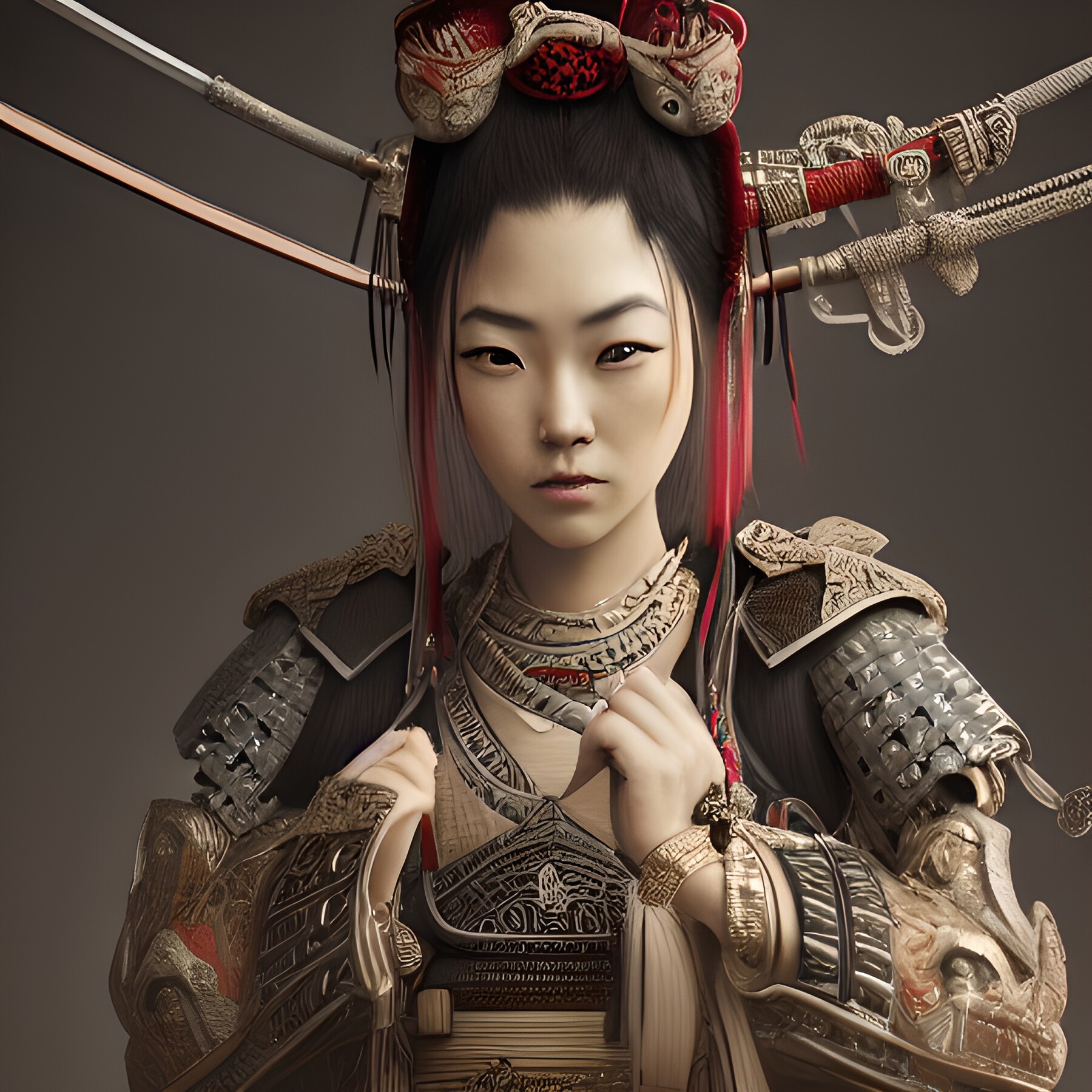 ancient japanese samurai warrior armor