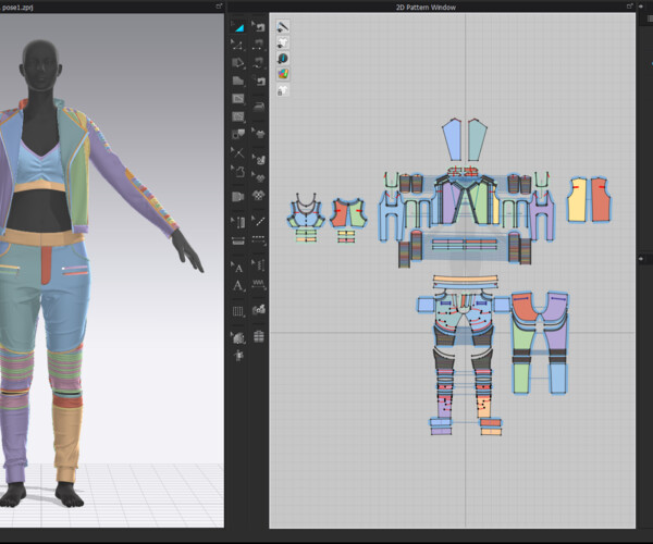 ArtStation - Girl's outfit | Game Assets