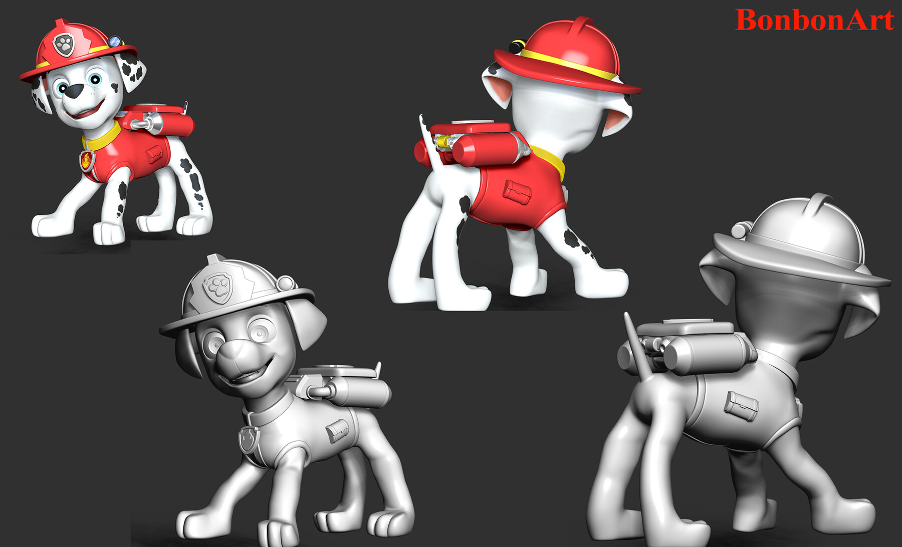 ArtStation - Marshall - Paw Patrol | Resources