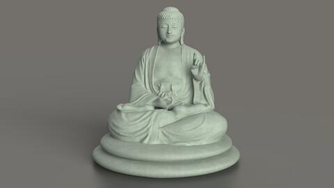 Buddha Sitting 3D print model