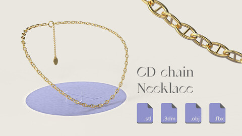 Christian Dior CD Logo Gold Tone Pendant Chain Necklace Dior | TLC
