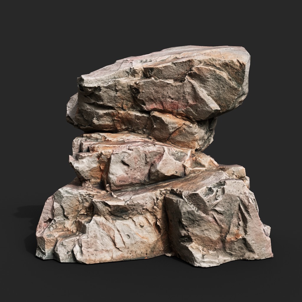 Sharp Rock Formation 221104 - Ultra HD 16K Texture | 3D model