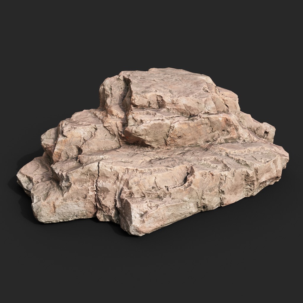 Sharp Rock Formation 221104 - Ultra HD 16K Texture | 3D model