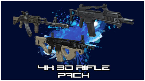 FPS Guns 4K - Rifle Pack