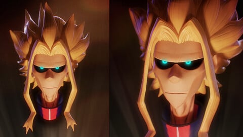 3D Model - ALLMIGHT