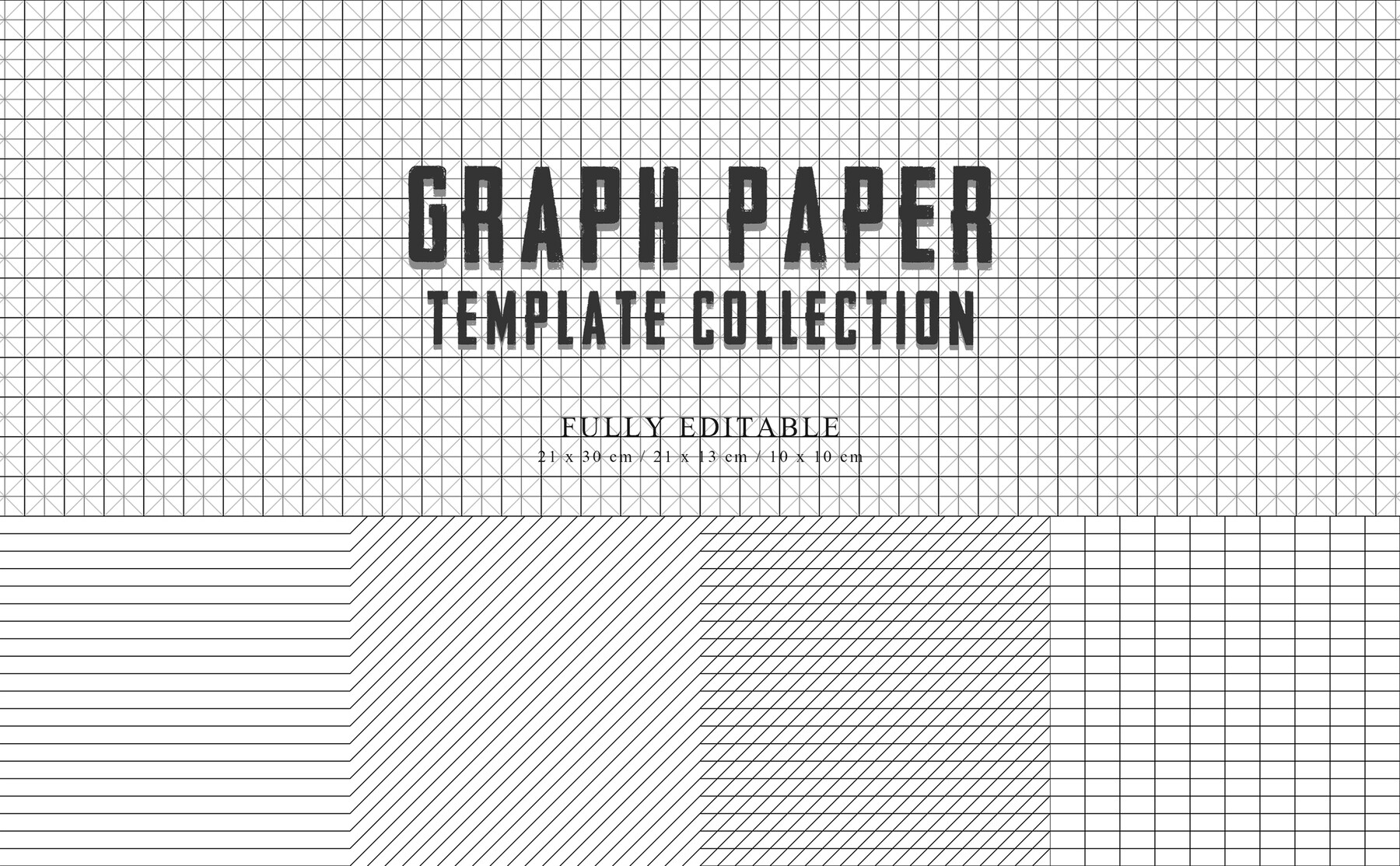 Large Graph Paper  Printable graph paper, Paper template, Graph paper