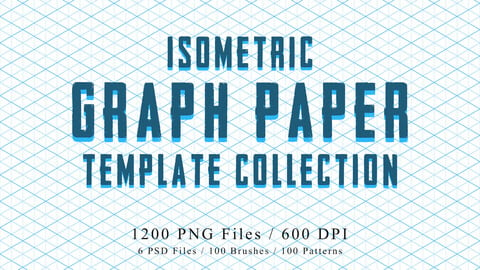 Isometric Graph Paper Template Collection