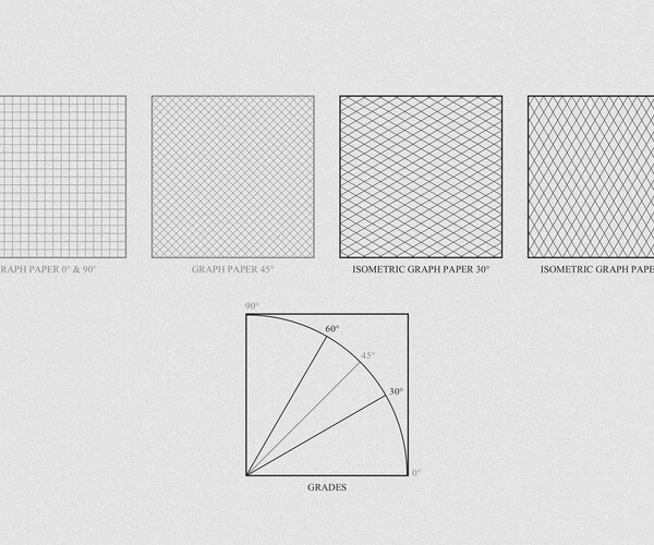 ArtStation - Isometric Graph Paper Template Collection | Artworks