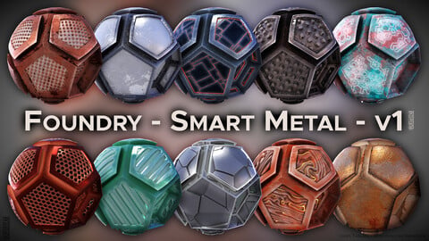 FOUNDRY - Smart Metal Texture Generator - v1