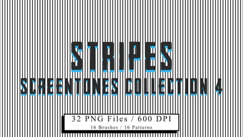 Screentones Collection No 4 - Stripes